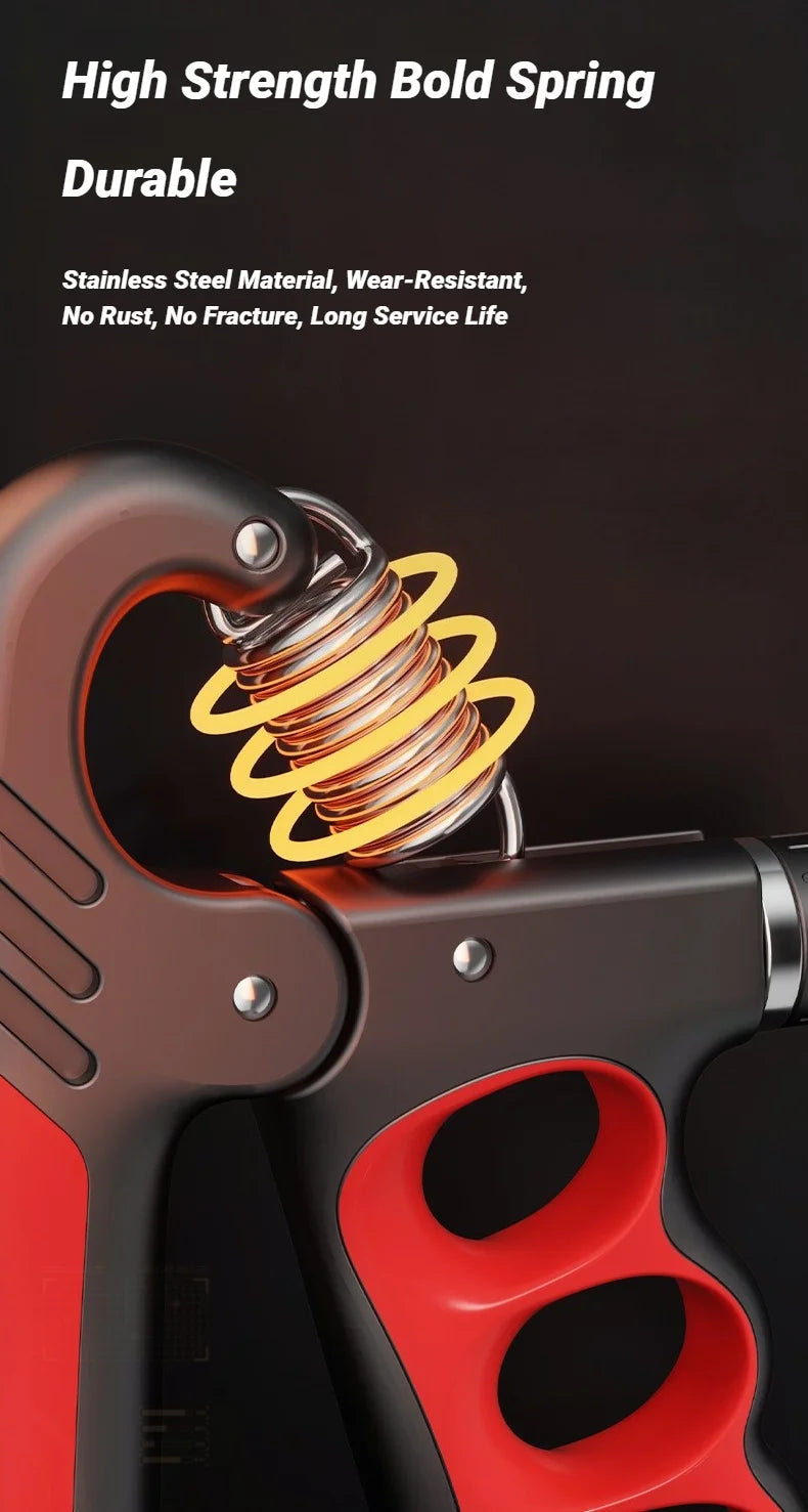 5-100KG Electronic Counting Adjustable Grip For Rehabilitation Hand Muscle Strength Gym Wrist Strengthener Recovery Fitness