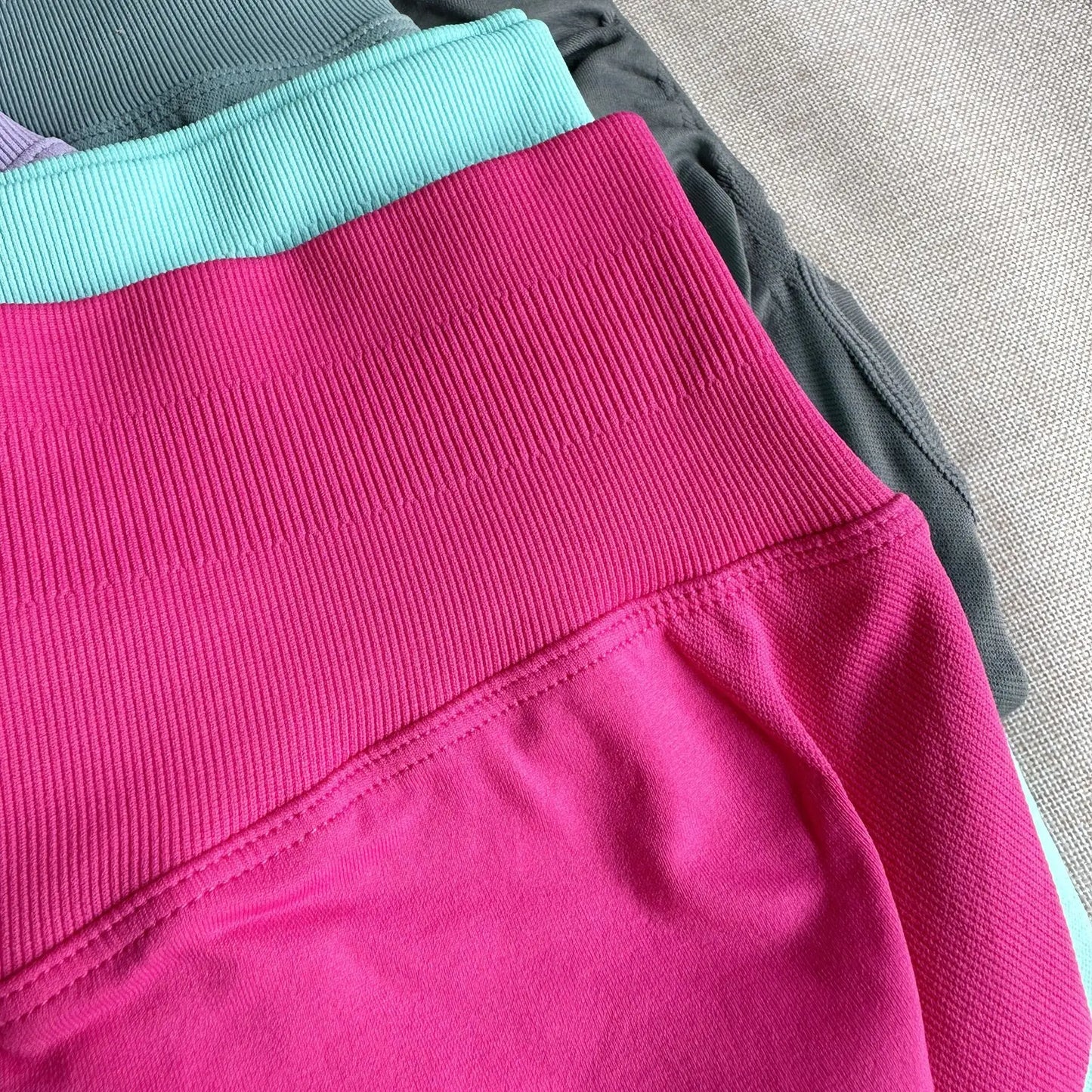 Lemonsky Leggings Women Seamless Sports Yoga Pants Low Ribbed Band Gym clothes Fitness Workout wear Scrunch Bum Tights